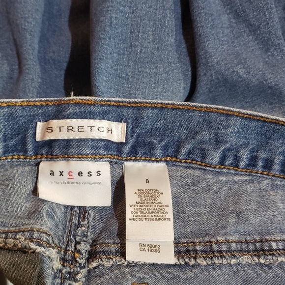 Axcess Women's Denim Blue Jeans Stretch Size 8 - Picture 5 of 5